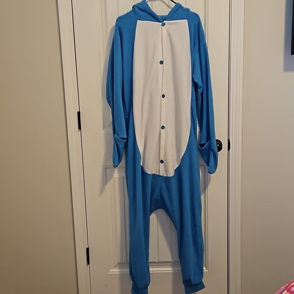 Blue Shark Onesie Size M
